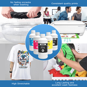 Goosam 1000ml Premium Quality Cmyk Breathable Transfer Pigment DTF <strong>Ink</strong> For Epson L805 L1800 L800 L8050 P600 P800 Printer - Product Image 5