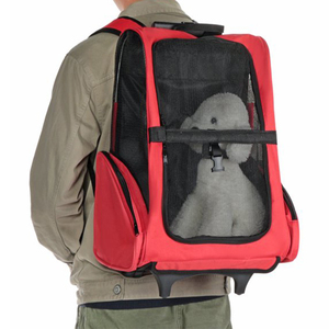 Chariot de luxe pour animal de compagnie, avec roulettes, pour sorties, voyages, chien, chat, - Product Image 3