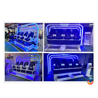 Station de jeu de réalité virtuelle 3D, zone de jeu VR 9D, équipement de parc d'attractions, arène de parc à thème VR