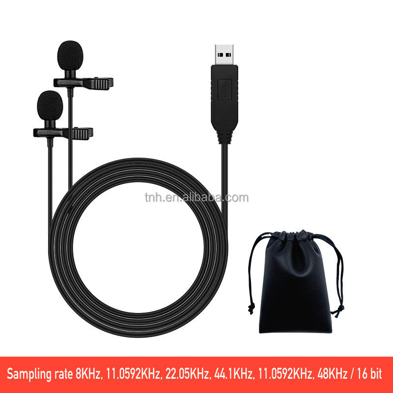 Black, 2 USB Mic