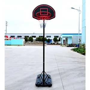 Taşınabilir basketbol potası basketbol gol sistemi yüksekliği ayarlanabilir 5.5ft-10ft Backboard ile gençler için çocuk