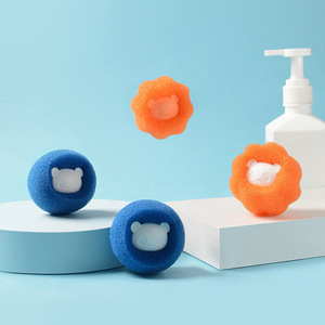 Boules de décontamination anti-emmêlement en feutre pour le linge, éponge domestique pour l'élimination des poils, anti-peluches pour machine à laver - Product Image 2