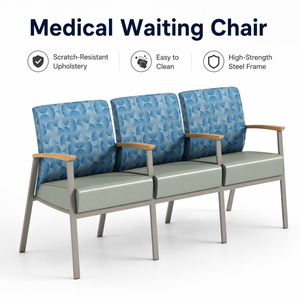 Divano per Sala d'Attesa Clinica Medica in Offerta Speciale, Arredamento Moderno per Salone di Bellezza, Reception Ospedaliera, Sala d'Attesa Pubblica, Arredamento per Lobby - Product Image 1