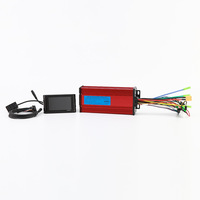 Kit WXGN301 rouge à 15 tubes, grand écran couleur WXGN301 + kit contrôleur à 15 tubes, 36V/48V/60V/1200W/1500W L900