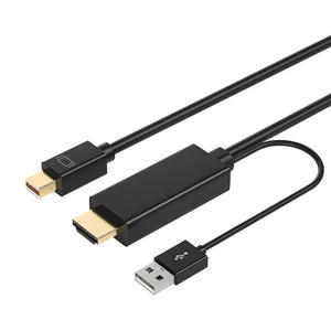 Câble HDMI mâle 0.5m avec alimentation Usb vers Type C ou DP mâle ou DP femelle ou Mini DP mâle 4k 60hz <span class=keywords><strong>pour</strong></span> HDTV, HDMI - Product Image 5