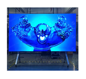 شاشة تلفاز تفاعلية ذكية LED عالية الدقة HD ودقة 2K 4K مقاس 145 بوصة بإطار من الألومنيوم لصالة المعارض - Product Image 2