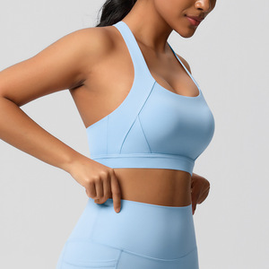Gilet da Yoga aderente da donna Cloud Sense biancheria intima sportiva traspirante senza cuciture reggiseno antiurto ad alta resistenza Pilates che corre all'aperto - Product Image 2