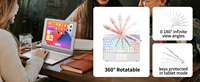 Housse pour iPad 10.2in & 10.5in, housse de protection de table en gros d'usine, rotation à 360 °"