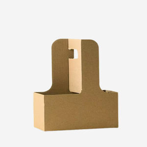 Коробка для пивных бутылок из гофрированного картона с индивидуальным логотипом, пригодная для вторичной переработки, для безопасной и удобной транспортировки - на 4 или 6 бутылок - Product Image 5