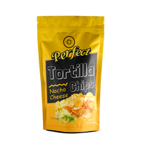 Emballage personnalisé de qualité alimentaire 500g 16oz feuille laminée Ziplock Doypack Chip Popcorn Emballage Sacs à collation