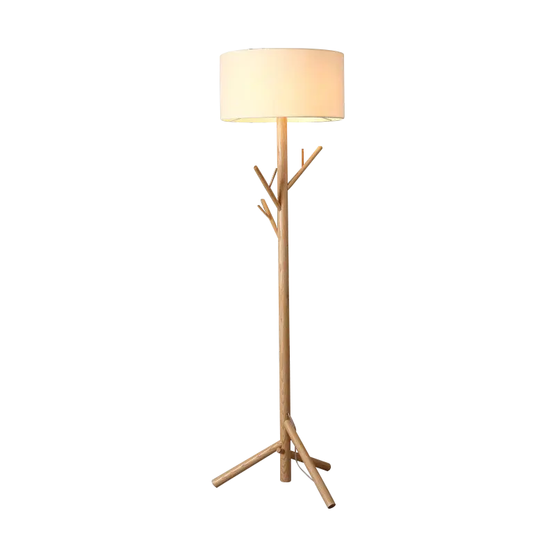 Phòng khách trang trí tự nhiên rắn gỗ móc đăng nhập Đèn sàn đèn cho phòng ngủ phòng khách trang trí nội thất