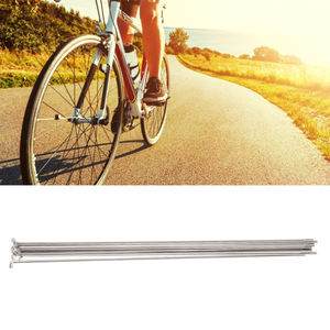 10 ensembles <span class=keywords><strong>de</strong></span> rayons <span class=keywords><strong>de</strong></span> vélo en acier inoxydable 14G avec capuchon pour vélo <span class=keywords><strong>de</strong></span> route, <span class=keywords><strong>de</strong></span> montagne et <span class=keywords><strong>de</strong></span> descente, pièces <span class=keywords><strong>de</strong></span> réparation <span class=keywords><strong>de</strong></span> vélo 270 mm - Product Image 6