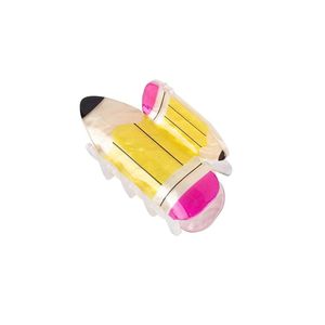 ที่หนีบผมอะคริลิคขนาดใหญ่สำหรับผู้หญิงเครื่องคิดเลขรถโรงเรียนสำหรับผู้หญิงคลิปหนีบผมทรงดินสอสำหรับเด็กผู้หญิง - Product Image 5