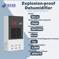 Déshumidificateur industriel portable antidéflagrant WETWELLS de haute qualité, nouveau modèle électrique 380V 10KG/H, machine de séchage, réfrigérant R410A, garantie 1 an