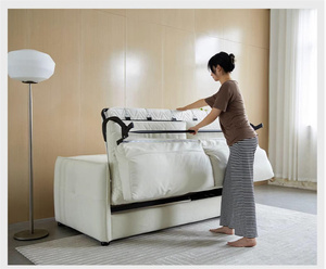 Venta al por mayor Dormitorio Canapé-LIT Small Space Sleeper Sofá <span class=keywords><strong>Cama</strong></span> con colchón Sofá de alta calidad Fabricación - Product Image 4