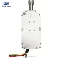 Modul Penguat Daya RF GaN yang Dapat Disesuaikan 100W 2.4GHz Modul Nirkabel Kontrol Jarak Jauh Detektor FPV Sistem Anti-UAV Model 28V