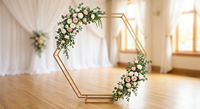 Arche de mariage en métal noir de style romantique, design détachable, support carré, présentoir floral, décoration de cérémonie