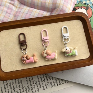 Porte-clés Mignon <span class=keywords><strong>Teckel</strong></span> en Résine, Animaux de Dessin Animé, Breloque Amusante pour Écouteurs, Coque de Téléphone, Pendentif Chiot, Anneau de Clés Chien - Product Image 6