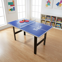 Table de ping-pong classique moderne de 40 pouces pour divertissement familial en intérieur, jeu sportif avec raquettes, jouets éducatifs pour usage intérieur