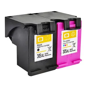 Warna Premium Remanufaktur 305 305XL untuk HP305XL Cartridge Tinta untuk HP305 untuk HP DeskJet 2710 4110 4120 Printer