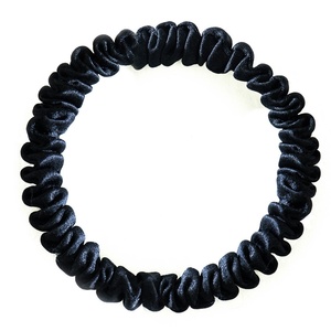 Pour une mode de haute qualité, chouchous pour cheveux 100% soie de mûrier véritable, couleurs assorties, attaches pour queue de cheval - Product Image 5