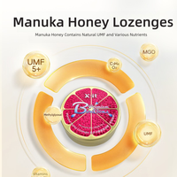 Soulager un mal de gorge Hami Melon Bonbons au miel de Manuka Marque privée Améliorer la digestion Pastilles pour la gorge Bonbons durs aux fruits