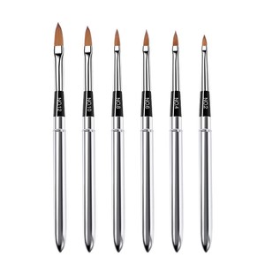 Kit profesional de 15 piezas de pinceles de plástico para <span class=keywords><strong>uñas</strong></span>, herramienta de diseño de manicura sólida, limpieza de <span class=keywords><strong>uñas</strong></span>, pinceles de maquillaje - Product Image 6