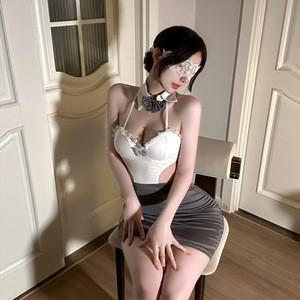 Lencería Íntima Golden Night OL Secretary, Seducción Sensual de Alta Gama, Ropa Interior Erótica, Tentación ODM - Product Image 3