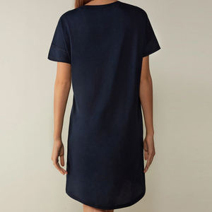 Bamboo Cotton Women's <strong>Sleep</strong> Dress Organic Jersey Nightdress for Women Summer Womens Lounge Dresses Casual Night <strong>Tee</strong> - Product Image 2