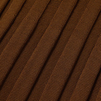 Tricots personnalisés Mufacturers robe maxi marron à col roulé en tricot côtelé robe plissée à manches longues hiver robe pull vêtements pour femmes