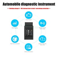 Outil de Diagnostic de voiture à bas prix ELM 327 V1.5 WIFI Auto Scanner OBD2 pour Source d'alimentation électronique Android/IOS