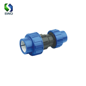 Système d'irrigation agricole SWD Salvador, raccords de compression en PP, <span class=keywords><strong>raccord</strong></span> <span class=keywords><strong>rapide</strong></span> pour tuyau PE - Bleu/Noir/Bleu foncé 1 - Product Image 2