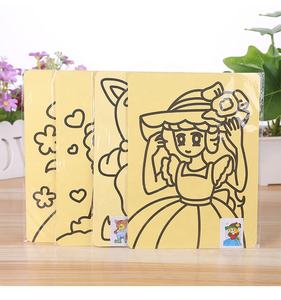 Çocuklar için prenses yaratıcı kum sanat Sticker Set çizim oyuncaklar kağıt modeli IN53866 yapılır - Product Image 2