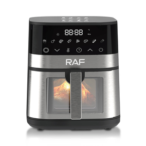 Friteuse à <span class=keywords><strong>air</strong></span> RAF R.5277 5.0L 1400W avec écran tactile, commandes guidées, chauffage rapide, circulation d'<span class=keywords><strong>air</strong></span> à 360°, 80 à 200°C, 60 min, VDE, pour repas variés - Product Image 1