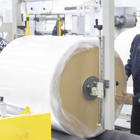 Usine personnalisé biodégradable écologique résistant à la déchirure 100% coton Spunlace tissu non tissé pour serviettes jetables pour le visage