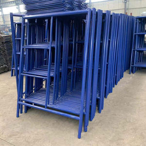 Khung thang giàn giáo với nền tảng đi bộ với tấm ván thép với bánh xe - Product Image 2