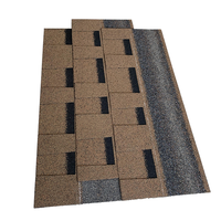 Genteng Atap Modern Berlapis Aspal Arsitektural Fiberglass 3-Tab Tugas Berat Tahan Api Tahan Air Tahan Angin