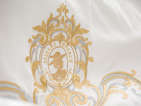 Ensemble de literie de chambre à coucher 100% coton, drap de lit de couleur blanche, taille unique en percale