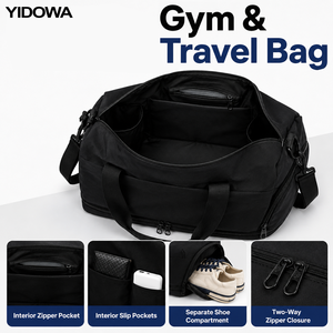<span class=keywords><strong>Bolsa</strong></span> Deportiva Portátil con Compartimento Separado para Zapatos, <span class=keywords><strong>Bolsa</strong></span> <span class=keywords><strong>de</strong></span> Viaje Impermeable, Logotipo Personalizable - Product Image 3