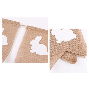 Guirnalda Decorativa de Pared con Diseño de Conejo de Pascua DAMAI, Adornos Colgantes Festivos de Primavera para Interiores y Exteriores, Artículos para Fiestas de Pascua - Product Image 3