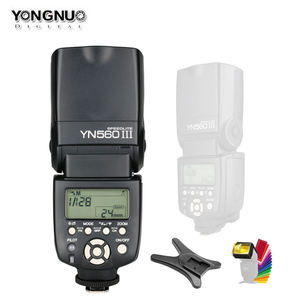 Yongnuo <span class=keywords><strong>YN560</strong></span> <span class=keywords><strong>III</strong></span> <span class=keywords><strong>Flash</strong></span> inalámbrico <span class=keywords><strong>Speedlite</strong></span> GN58 2,4G Receptor Sistema receptor de gatillo incorporado Pantalla LCD negativa - Product Image 3