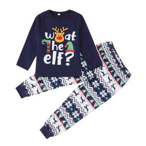 Conjunto de Pijamas Navideños Personalizados de Elfos Familiares, Ropa de Dormir de Poliéster para Hombres, Mujeres y Niños, Ropa de Dormir Navideña, Dropshipping POD - Product Image 3