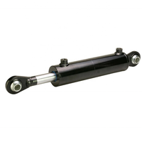 Cylindre hydraulique télescopique bidirectionnel à bride de cylindre hydraulique de stabilisateur non standard personnalisé d'usine pour le fendage du bois de chauffage