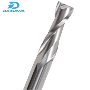 Fresa de acero blanco de alta velocidad M2 con 2 cuchillas Vástago recto largo Rodamiento de aluminio-ODM personalizable - Product Image 1