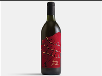 Logo estampage à chaud personnalisé autocollant adhésif doux velours toucher étiquette pour bouteille de vin