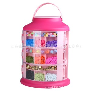 สินค้าใหม่ข้ามพรมแดน ชุดทำสร้อยคอเชือกถักลูกปัดพลาสติก DIY สำหรับเด็ก ของเล่นบทบาทสมมติ สำหรับเด็กอายุ 7-14 ปี - Product Image 5