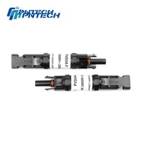 Conector Solar Fotovoltaico Duradero con Aislamiento PNTECH PV004-F 1000v con Conectores Macho y Hembra de CC para Paneles Solares y Sistemas Fotovoltaicos