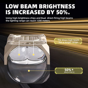 Module SANVI 1.8 ": 35W faible/60W feux de route, 9-16V, 6000K, 4600-15000LUX, durée de vie de 50000 + heures. Voiture Led <span class=keywords><strong>H7</strong></span> - Product Image 3