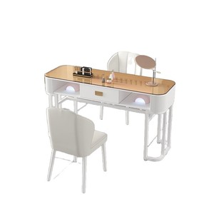 Table de manucure moderne pour salon, bureau de manucure avec tiroirs, poste de travail de beauté pour salon de manucure et spa - Product Image 5