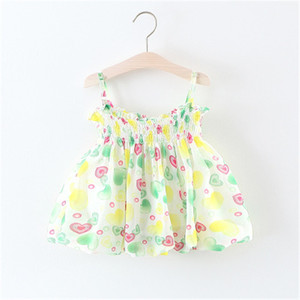 Vestido de Verano con Flecos y Diseño de Dibujos Animados Inflables para Niñas, Ropa Infantil de Boutique al por Mayor - Product Image 1